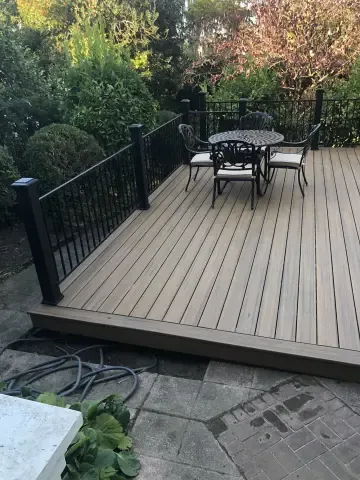 Custom Composite Deck with Built-in Planters — photo 4