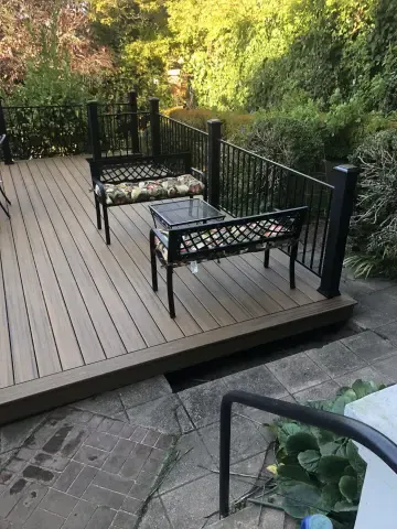 Custom Composite Deck with Built-in Planters — photo 5
