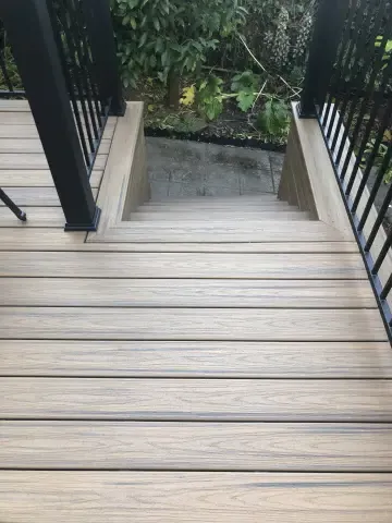 Custom Composite Deck with Built-in Planters — photo 10