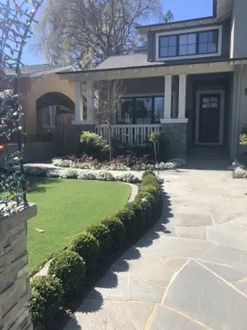 Craftsman Exterior & Front Yard Transformation — photo 9
