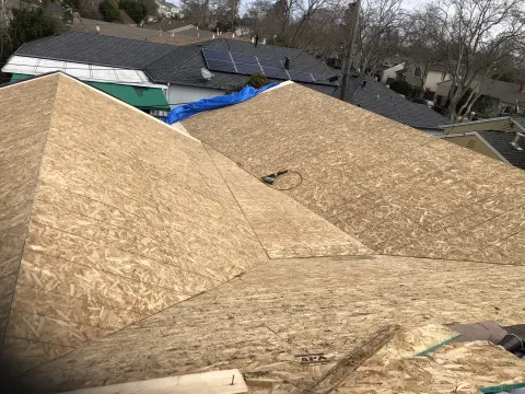 Home Addition with Full Reroof — photo 1