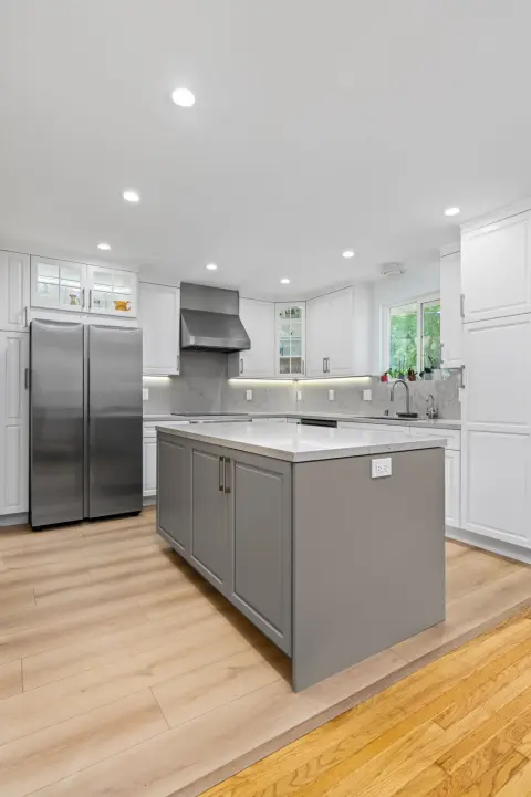 Modern White & Gray Kitchen Remodel — photo 2