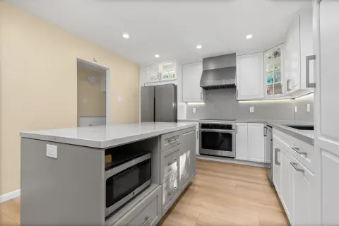 Modern White & Gray Kitchen Remodel — photo 12