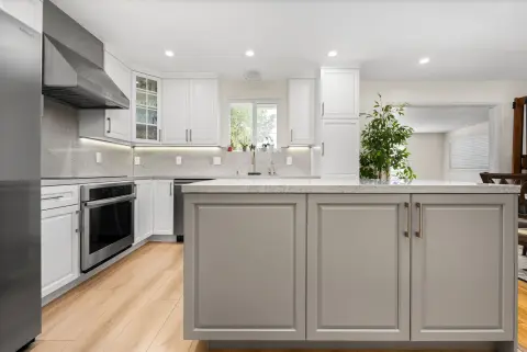 Modern White & Gray Kitchen Remodel — photo 16