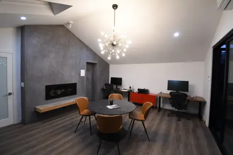 Garage Conversion to Modern Office Studio in Millbrae, CA